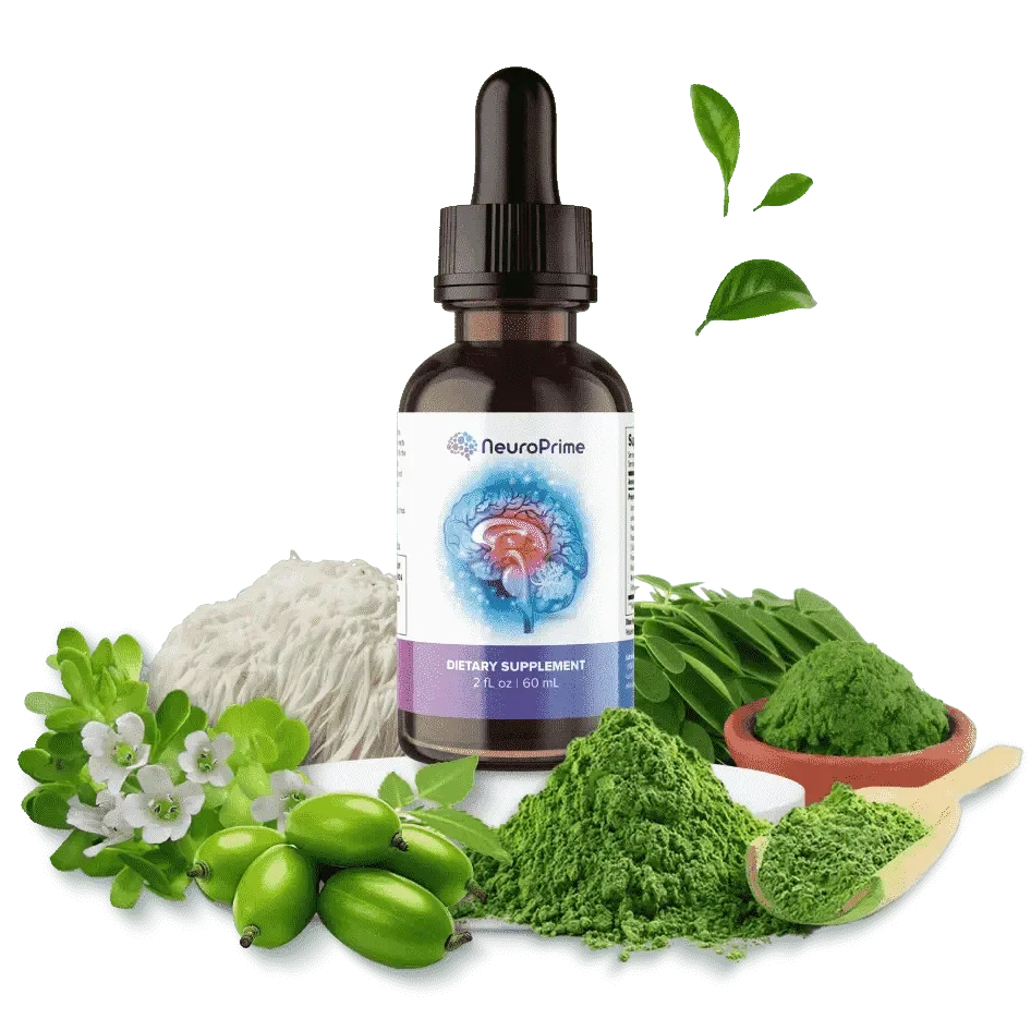 NeuroPrime XT brain support liquid supplement bottle with natural ingredients